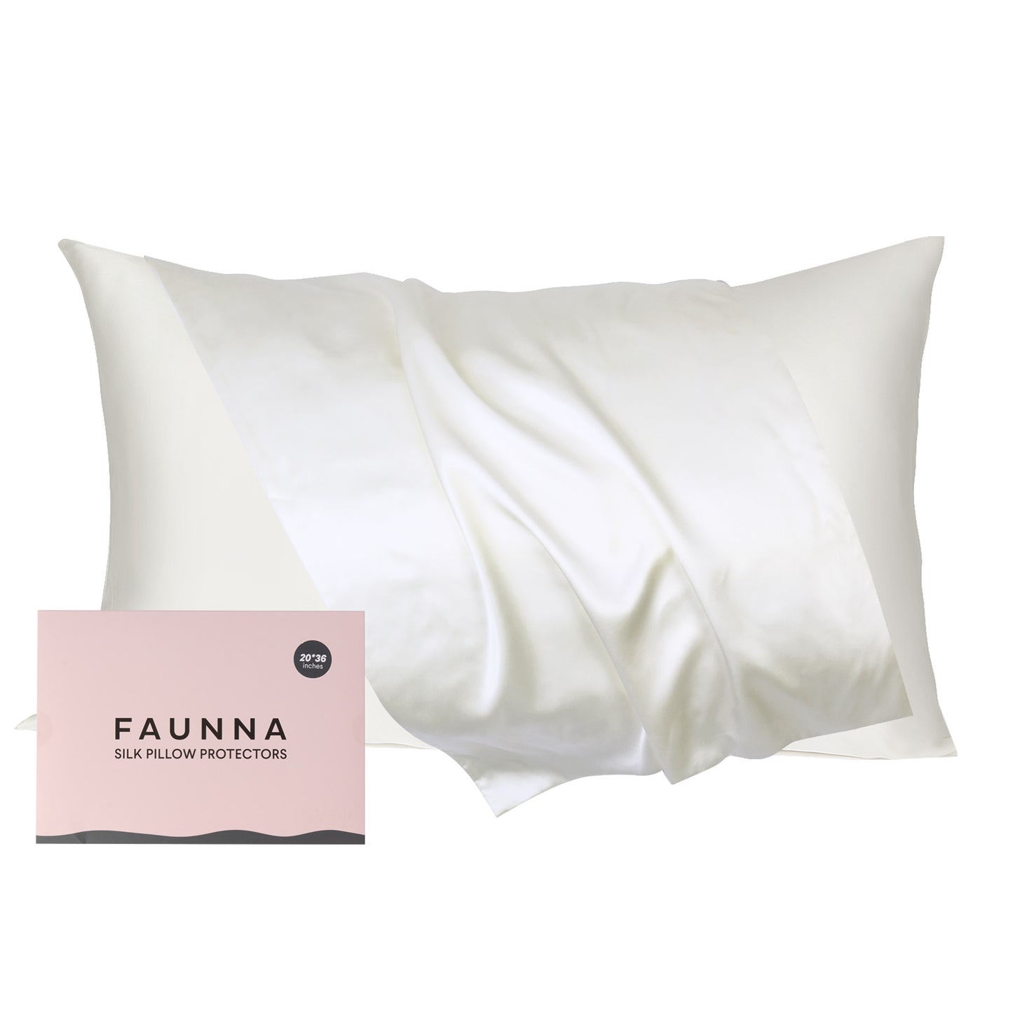 FAUNNA 100% Silk Pillowcase Queen Size (1P)