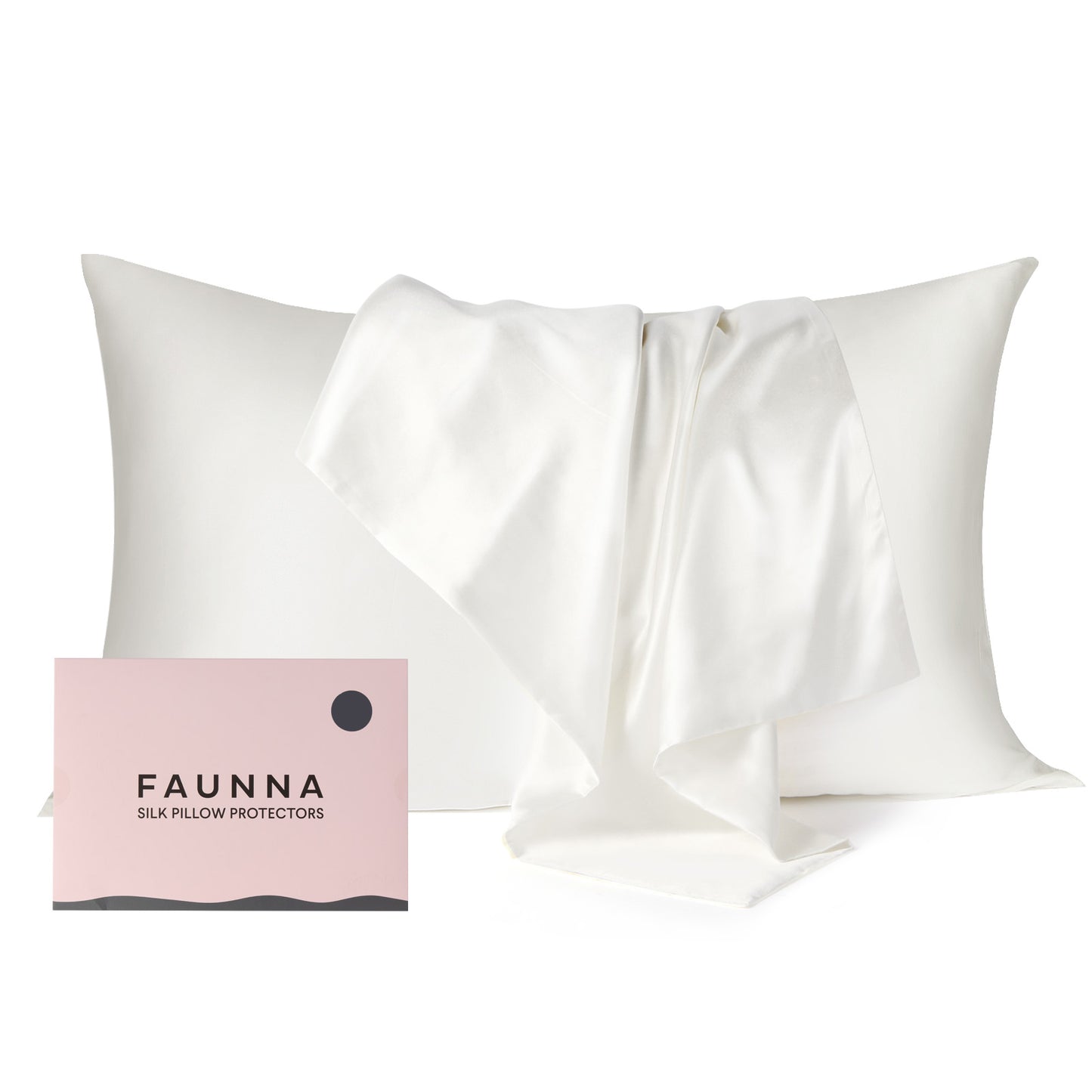 FAUNNA 100% Silk Lyocell Pillowcase Standard Size (1P)