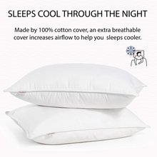 Load image into Gallery viewer, Faunna down alternative pillow - breathable pillow cover
